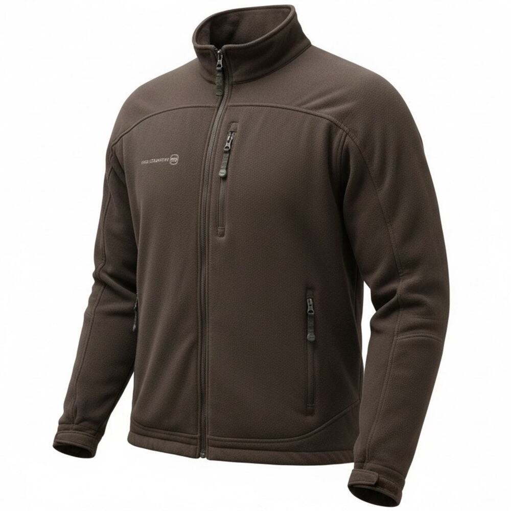 Free Country Men’s Softshell Jacket Size Large Charcoal Black